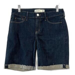 Abercrombie & Fitch Women's Shorts 0 25 Boyshorts Bermuda Dark Wash